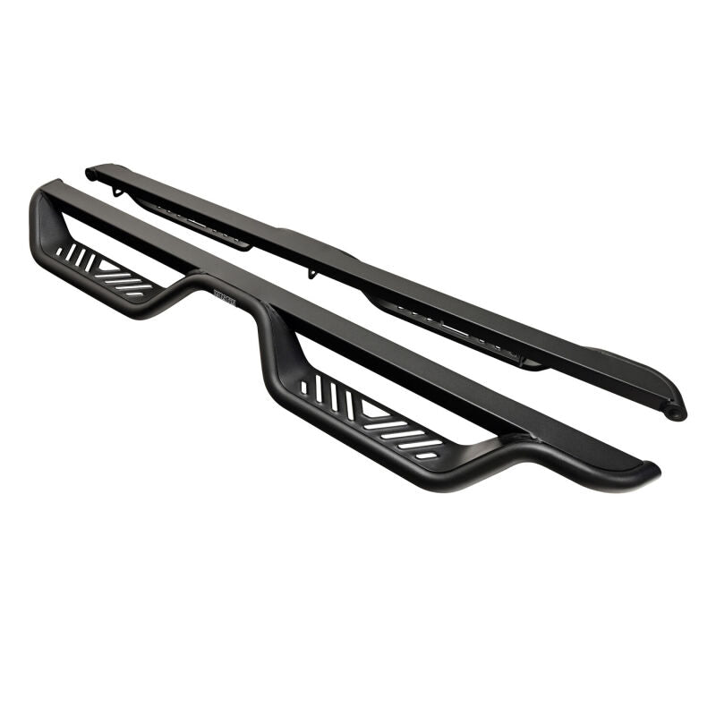 Westin 24-26 Toyota Land Cruiser Outlaw Drop Nerf Step Bars Textured Black