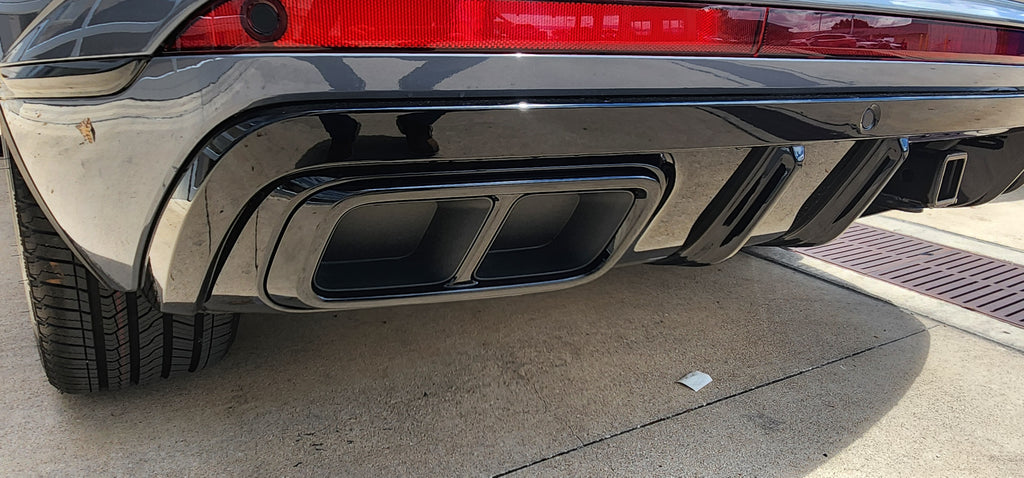 Chrome Delete Black Roof and Powder Coat Black Wheels Package