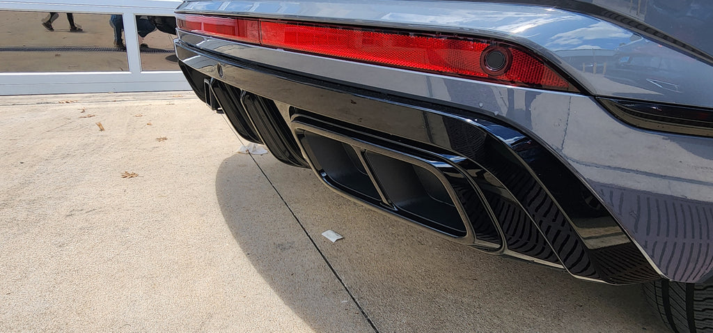 Chrome Delete Black Roof and Powder Coat Black Wheels Package