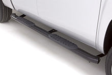 Load image into Gallery viewer, Lund 05-17 Toyota Tacoma Crew Cab 5in. Oval Curved Steel Nerf Bars - Black